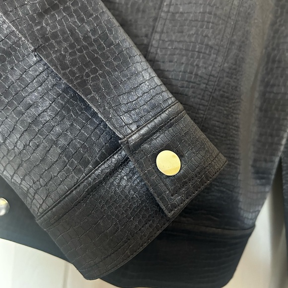 WAYF Blue Textured Jacket - Picture 6 of 12